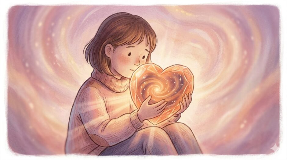 核心を見ている