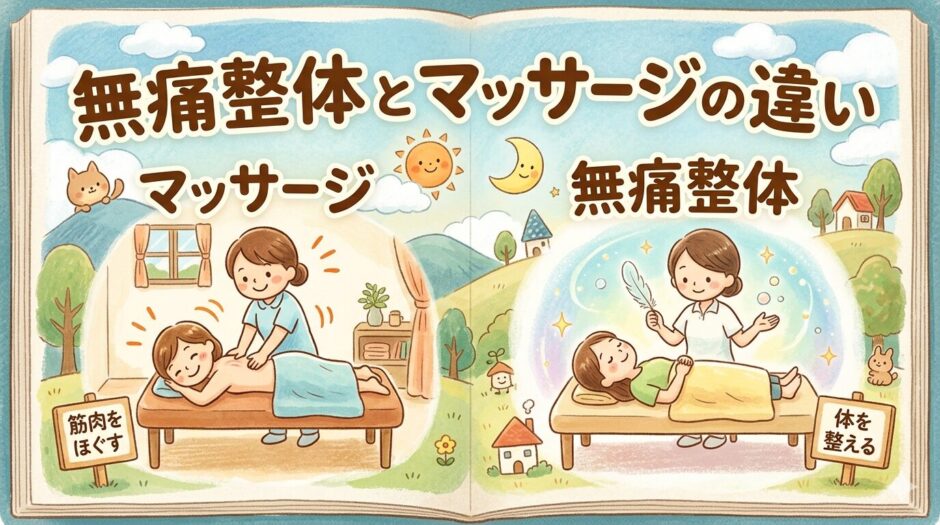 無痛整体とマッサージの違い